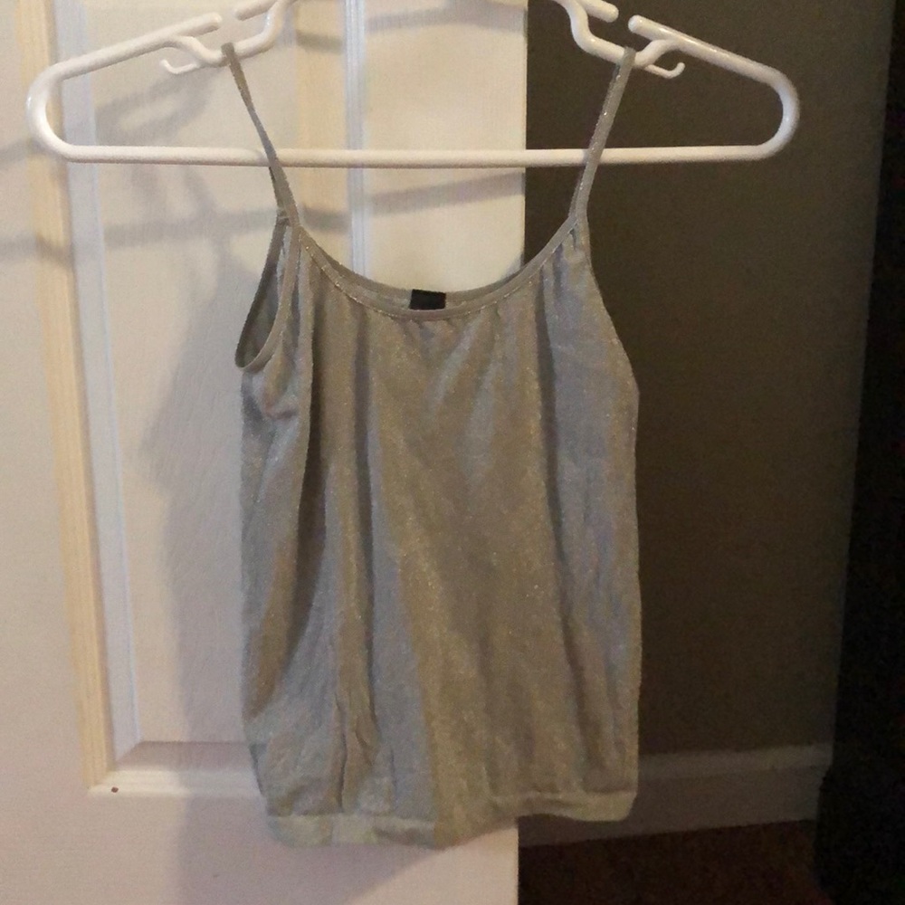 The Limited Silver Metallic Cami